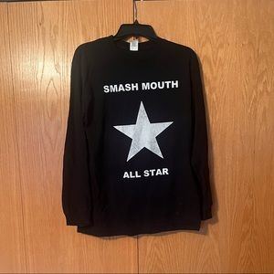 Smash Mouth “All Star” “Somebody Once Told Me That” Black Long Sleeve Shirt